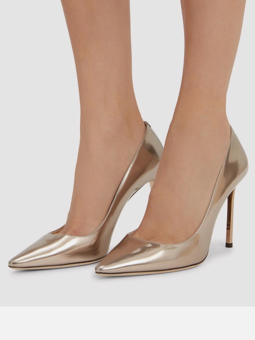 Jimmy Choo Romy Rose Gold Pumps NWOT - Picture 2 of 11